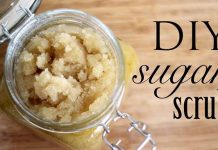 homemade sugar scrub