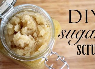 homemade sugar scrub