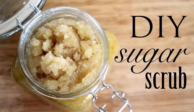 homemade sugar scrub