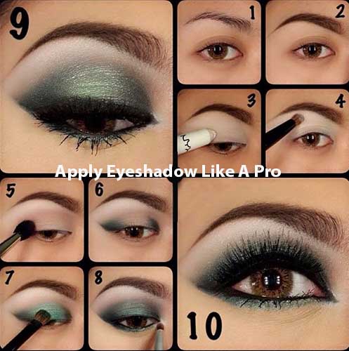 how to apply eye shadow