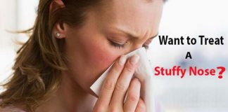 how to get rid of a stuffy nose