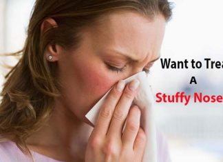 how to get rid of a stuffy nose