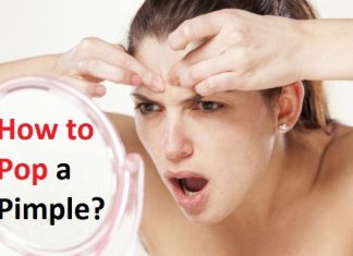 how to pop a pimple