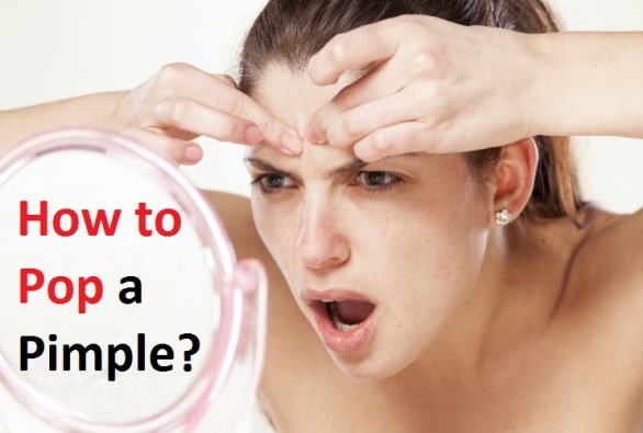 How To Pop A Pimple