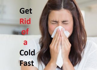 how to get rid of a cold fast