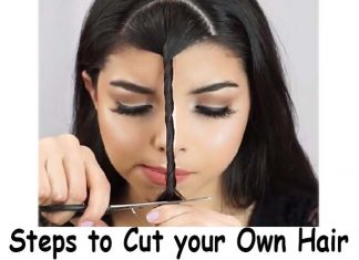 how to cut your own hair