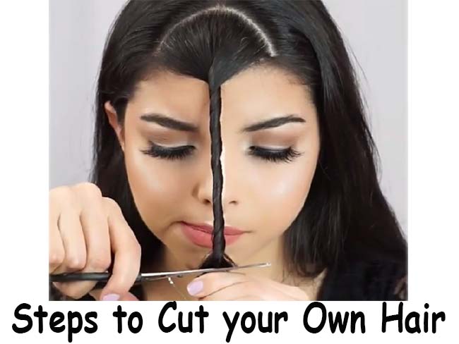 how to cut your own hair