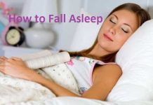 how to fall asleep