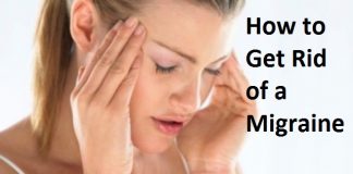 how to get rid of a migraine