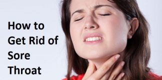 how to get rid of sore throat