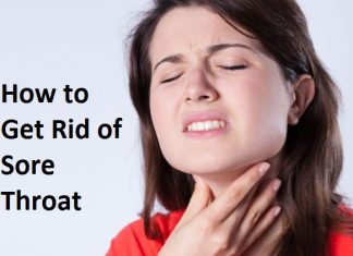 how to get rid of sore throat