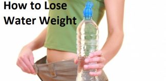 how to lose water weight