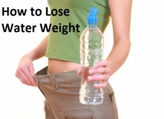 how to lose water weight