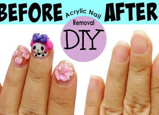 how to remove acrylic nails