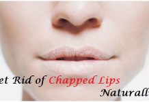 Get rid of chapped lips naturally