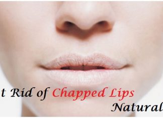 Get rid of chapped lips naturally