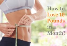 how to lose 10 pounds in a month