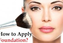 How to apply foundation