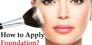 How to apply foundation