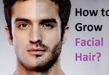 how to grow facial hair