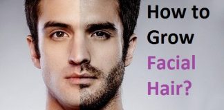 how to grow facial hair