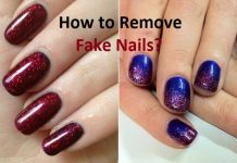 how to remove fake nails