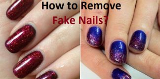 how to remove fake nails