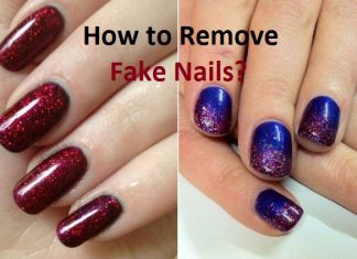 how to remove fake nails