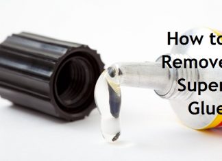 how to remove super glue