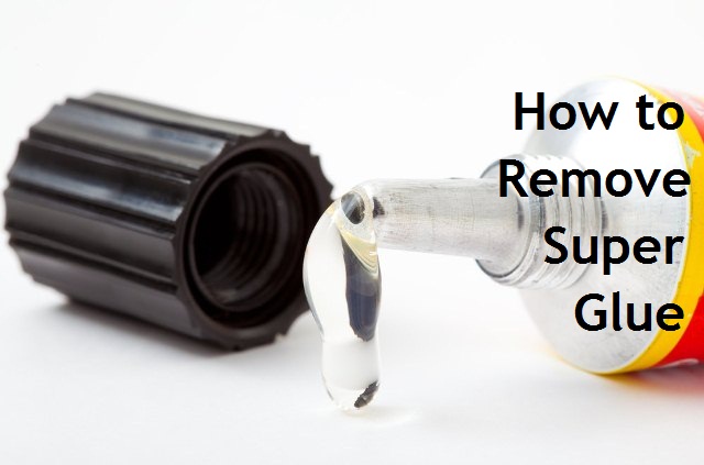 how to remove super glue