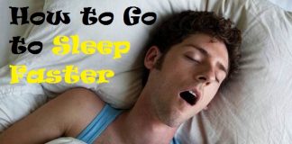 how to go to sleep faster