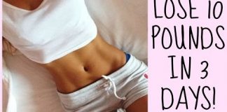 Lose 10 pounds in 3 days