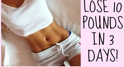 Lose 10 pounds in 3 days