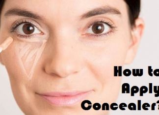 how to apply concealer