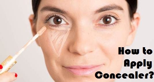 how to apply concealer